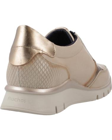 Sneaker für Damen FLUCHOS ZAPATILLAS MUJER MODELO F2070 COLOR BEIS CRISTL