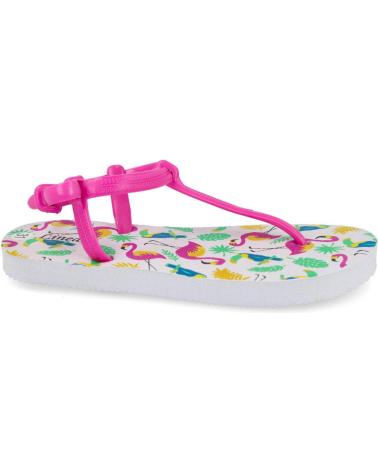 Chanclas de Niña LINEA 7 25192 SANDALIAS PLAYA NINA BLANCO
