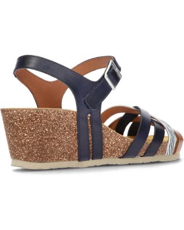 Woman Sandals FLUCHOS SANDALIA PALMA D8551 TEXAS MARINO