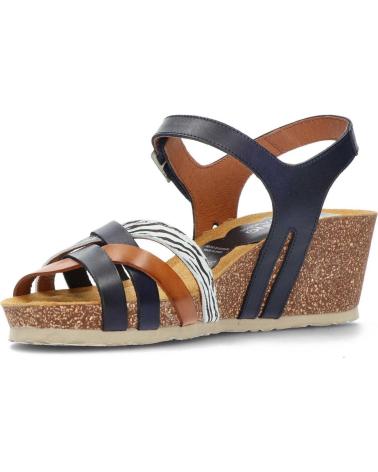 Woman Sandals FLUCHOS SANDALIA PALMA D8551 TEXAS MARINO