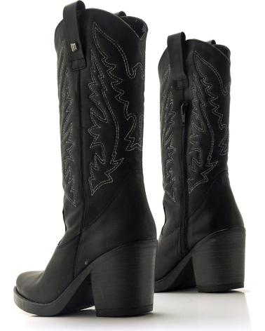 MTNG MUSTANG - BOTA COWBOY TIJUANA 54118 NEGRO BORDADA VARIOS COLORES