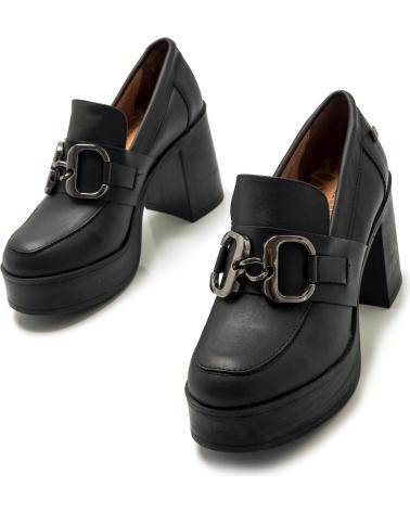 Zapatos de Mujer MTNG ZAPATO SIXTIES PIEL MUSTANG NEGRO