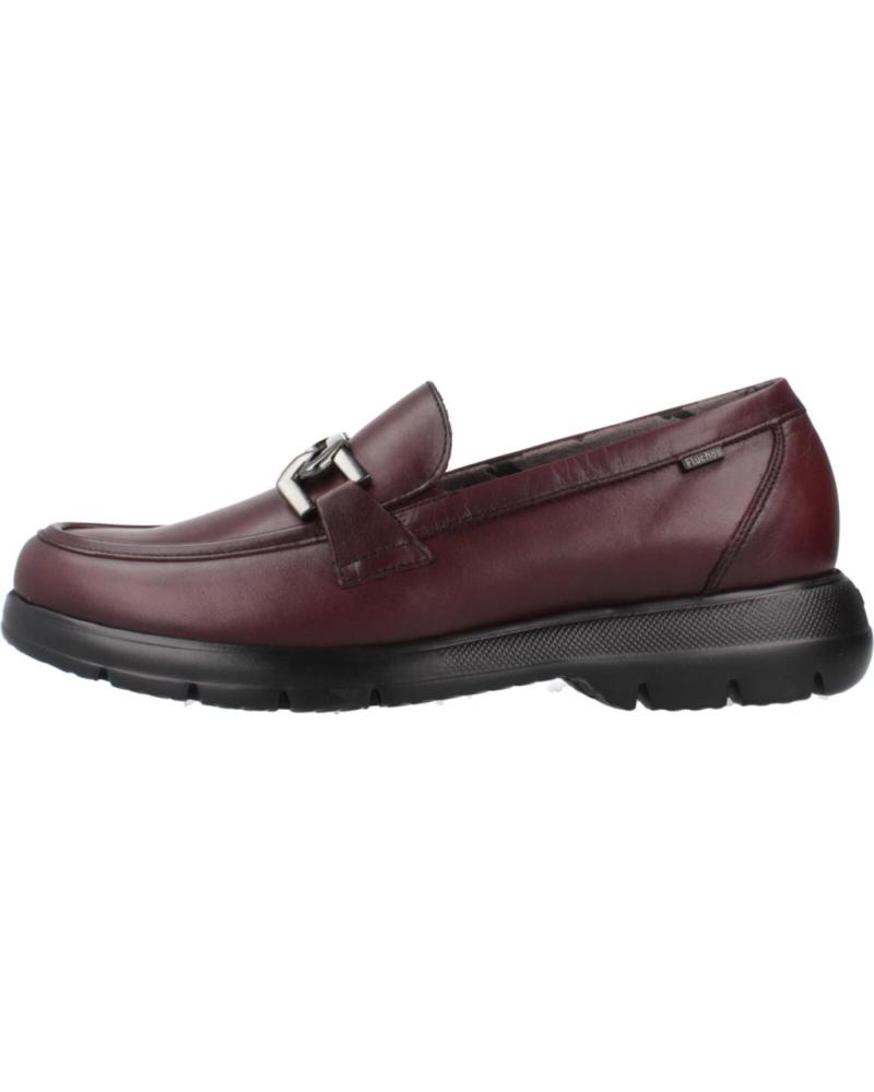 Halbschuhe FLUCHOS  für Damen MOCASINES MUJER MODELO F1794 COLOR BURDEOS  BRDEOS