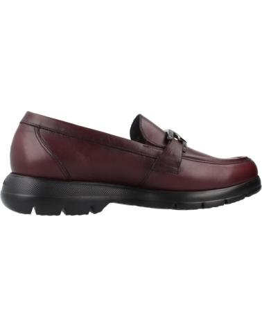 Halbschuhe FLUCHOS  für Damen MOCASINES MUJER MODELO F1794 COLOR BURDEOS  BRDEOS