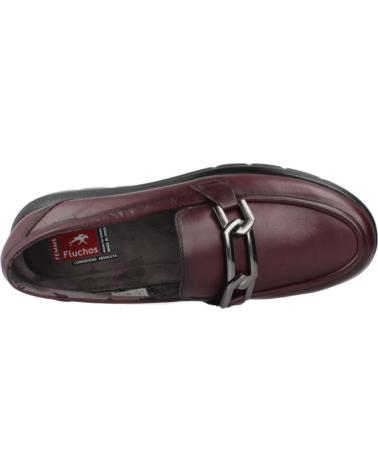 Halbschuhe FLUCHOS  für Damen MOCASINES MUJER MODELO F1794 COLOR BURDEOS  BRDEOS