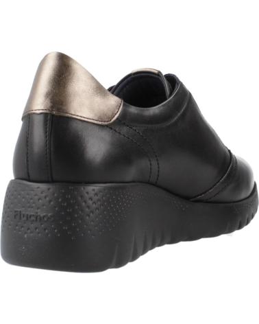 FLUCHOS BLUCHER KEILABSATZSCHUH F2096 LIVE FLUNG SCHWARZ NEGRO