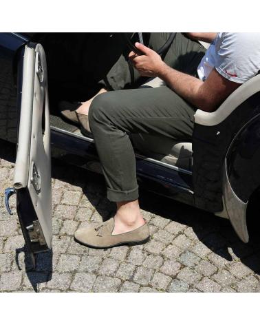 Scarpe DUCA DI MORRONE  per Uomo ASCANIO - SUEDE DOVE GRAY  BROWN