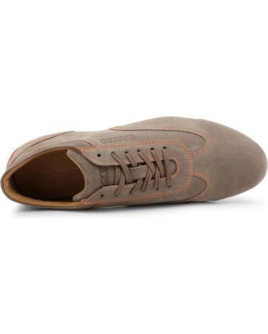 boy Trainers OTRAS MARCAS SPARCO IMOLA-GPC - SUEDE TAUPE  BROWN