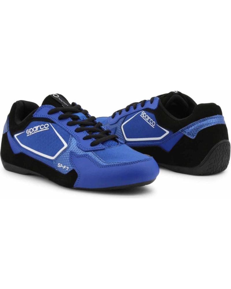 Scarpe da ginnastica SPARCO SP-F7 bianche blu motorsport sneakers basse