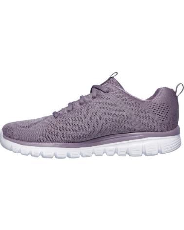 SKECHERS SNEAKERS MUJER GET CONNECTED MORADO