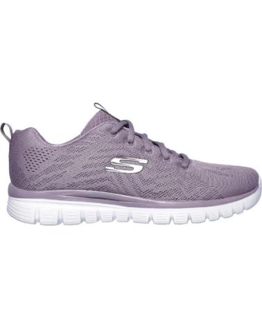 SKECHERS SNEAKERS MUJER GET CONNECTED MORADO