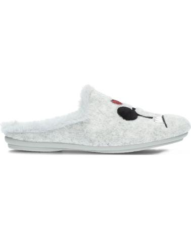 Pantoufles GARZON  pour Femme PANTUFLAS PARA MUJER DE PICOS MODELO 5003279  MARFILGRISPERLA