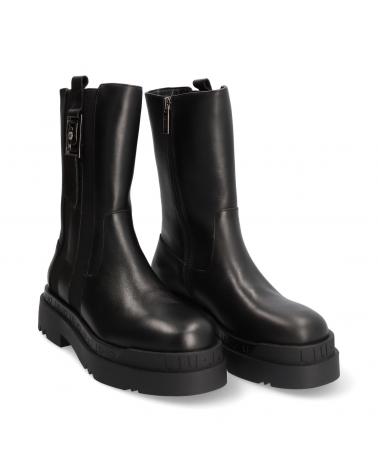 Botas de Mujer LIU JO BOTA LOGO LATERAL PLATAFORMA NEGRO
