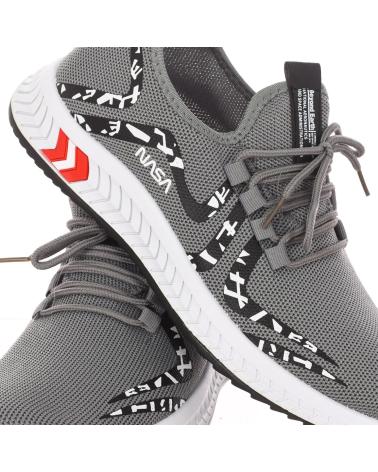 Zapatillas deporte NASA  pour Homme ZAPATILLAS DEPORTIVAS ESTILO ALTO DE CORDONES CSK2072 HOMBRE  GRIS