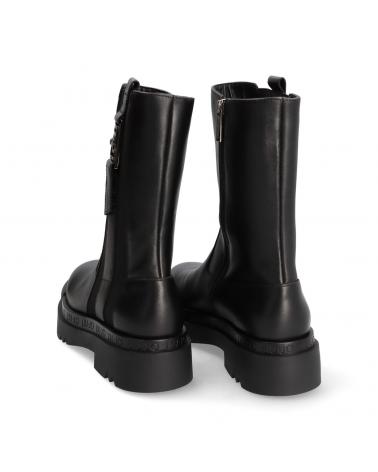 Botas de Mujer LIU JO BOTA LOGO LATERAL PLATAFORMA NEGRO