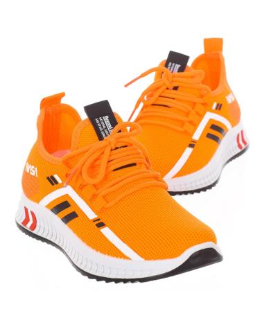 Scarpe sport NASA  per Donna ZAPATILLAS DEPORTIVAS ESTILO ALTO DE CORDONES CSK2039 MUJER  NARANJA