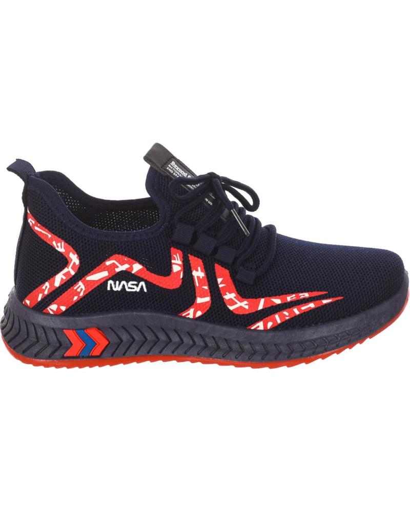 Zapatillas deporte NASA  de Mujer ZAPATILLAS DEPORTIVAS ESTILO ALTO CSK2053-M MUJER  AZUL-ROJO