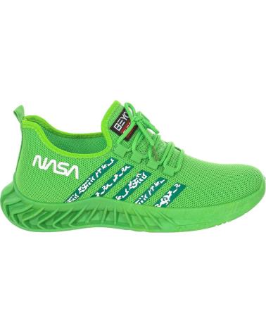 Zapatillas deporte NASA  pour Femme ZAPATILLAS DEPORTIVAS ESTILO ALTO DE CORDONES CSK2043-M MUJE  VERDE