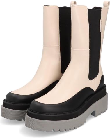 Woman boots LIU JO BOTAS COMBINADAS PLATAFORMA BEIGE
