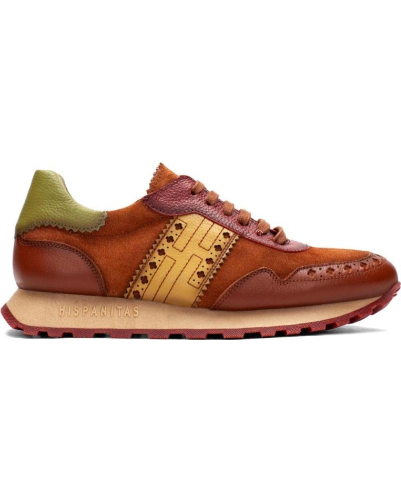 Deportivas HISPANITAS de Mujer SNEAKERS CHI 243623 MUJER CUERO MARRóN Deportivas HISPANITAS de Mujer SNEAKERS CHI 243623 MUJER CUERO MARRóN