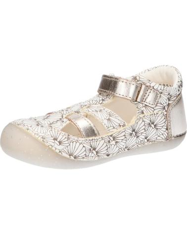 Schuhe für Mädchen KICKERS 895235-10 SUSHY 33 BLANC ARGENT CO