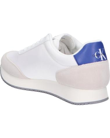 Zapatillas deporte CALVIN KLEIN  de Hombre YM0YM01032 RETRO RUNNER  01S BRIGHT WHITE-SAPPHIRE BLUE