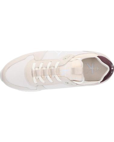 Scarpe sport CALVIN KLEIN  per Uomo YM0YM01118 RETRO RUNNER SOCK  0HR EGGSHELL-C WHITE