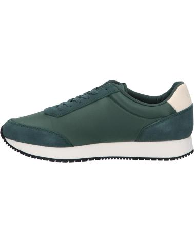 Zapatillas deporte CALVIN KLEIN  de Hombre YM0YM01119 RETRO RUNNER ICONIC  02I GREEN PALM-CREAMY WHITE