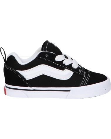 Esportes  VANS OFF THE WALL  de Menina e Menino VN000D0K6BT1 KNU SKOOL ELASTIC LACE  BLACK-TRUE WHIT