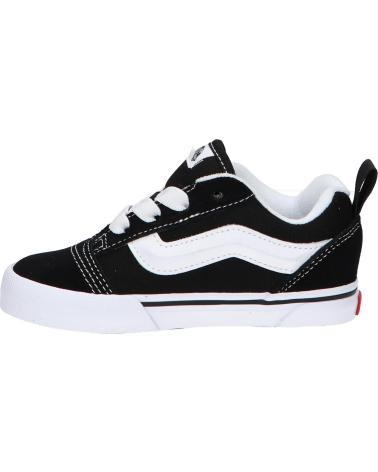Esportes  VANS OFF THE WALL  de Menina e Menino VN000D0K6BT1 KNU SKOOL ELASTIC LACE  BLACK-TRUE WHIT