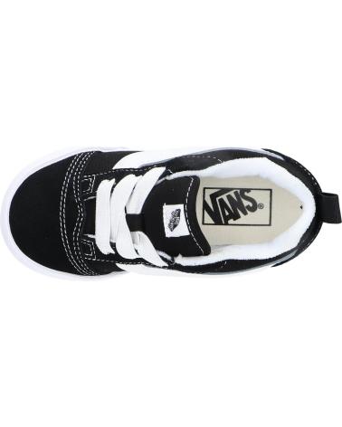 Esportes  VANS OFF THE WALL  de Menina e Menino VN000D0K6BT1 KNU SKOOL ELASTIC LACE  BLACK-TRUE WHIT