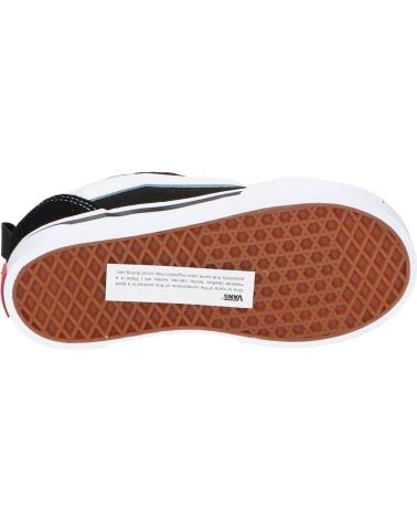 Esportes  VANS OFF THE WALL  de Menina e Menino VN000D0K6BT1 KNU SKOOL ELASTIC LACE  BLACK-TRUE WHIT