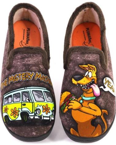 Pantofole PLUMAFLEX  per Uomo 12228SCOOBY ZAPATILLAS DE CASA DE HOMBRE SC  MARRON