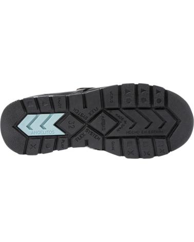 Sapatos ANGELITOS  de Menino ZAPATOS 453 COLEGIAL  NEGRO