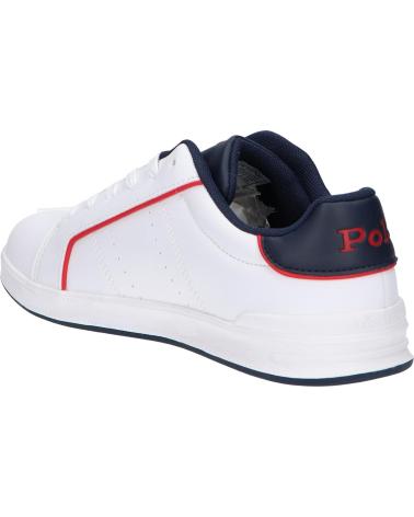 Sapatilhas POLO RALPH LAUREN  de Mulher RL00589111 HERITAGE COURT III  WHITE SMOOTH-NAVY-RED