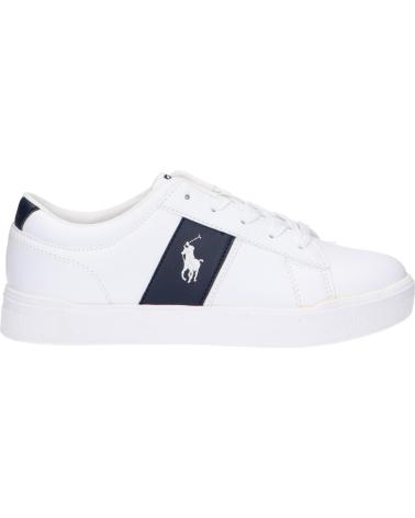 Scarpe sport POLO RALPH LAUREN  per Donna RL01267110 FRAZIER  WHITE TUMBLED-NAVY