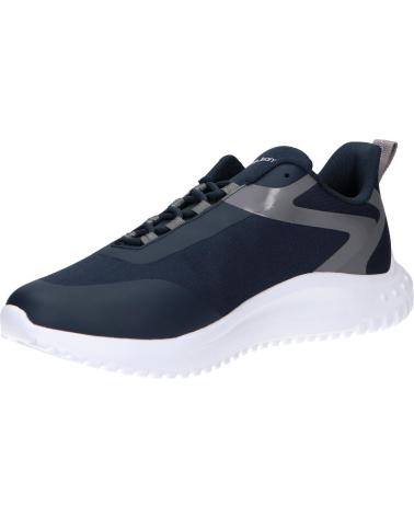 CALVIN KLEIN YM0YM00968 EVA RUNNER LOW LACE 0ZT CALVIN NAVY-BLACK-B WHITE