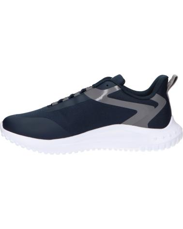 CALVIN KLEIN YM0YM00968 EVA RUNNER LOW LACE 0ZT CALVIN NAVY-BLACK-B WHITE