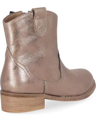 Botines CHIKA10  de Niña LISY 18  TAUPE-METAL
