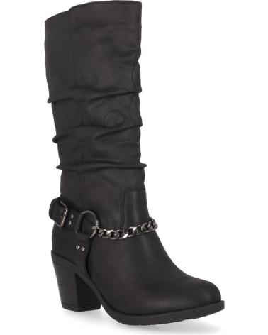 Botas CHIKA10  de Mujer KURAZO 36  NEGRO-BLACK