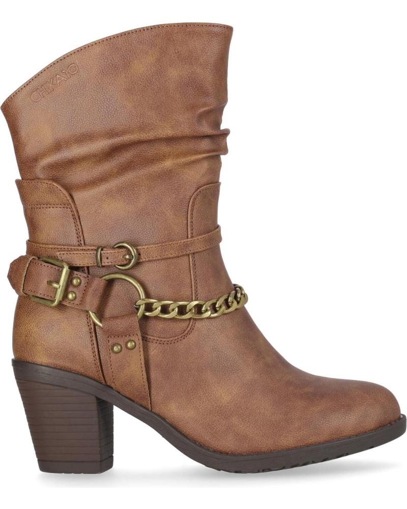 Bottines CHIKA10  pour Femme KURAZO 37  CUERO-TAN