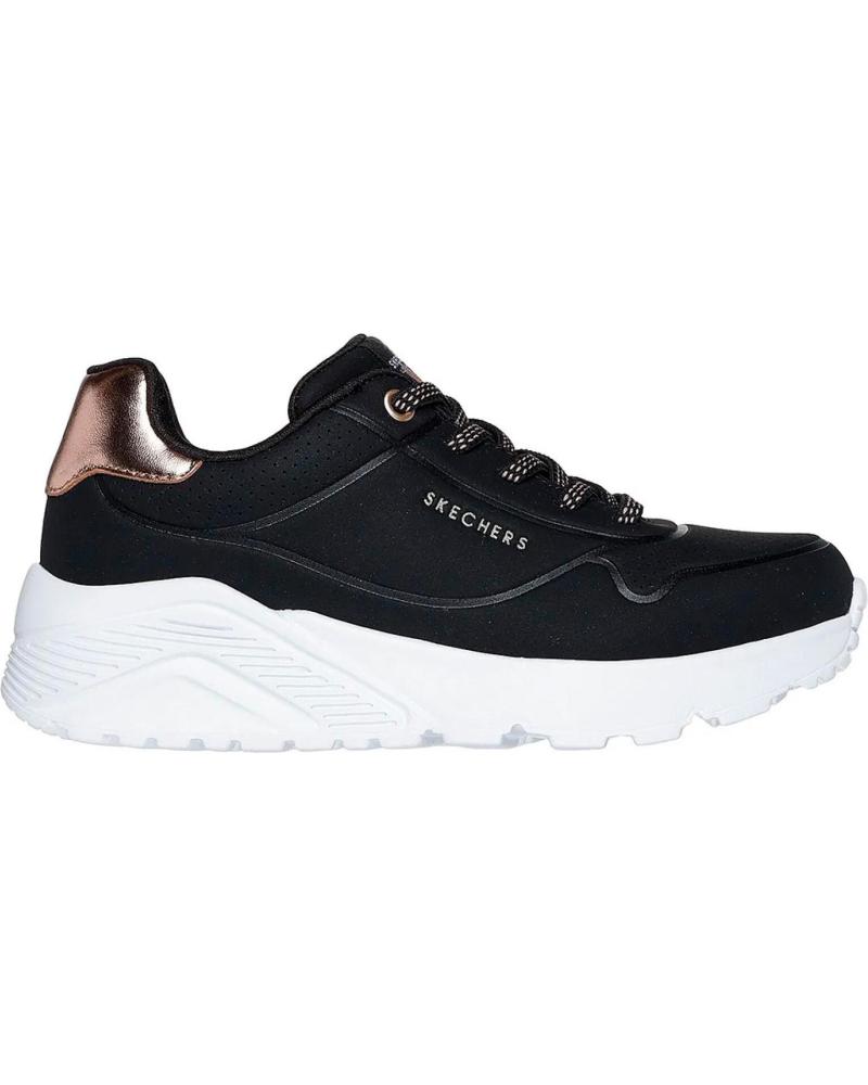 Sports Shoes De Mujer SKECHERS CALZADO MARCA MODELO UNO LITE METALLIC MODE PARA JUNIOR NEGRO