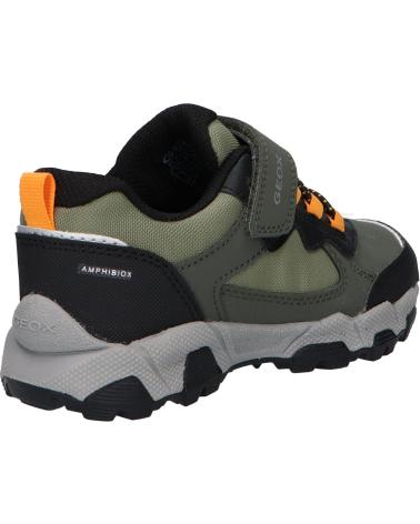 Deportivas GEOX  de Niño J463ZB 050FU J MAGNETAR  C3X7R DK GREEN-LT ORANGE