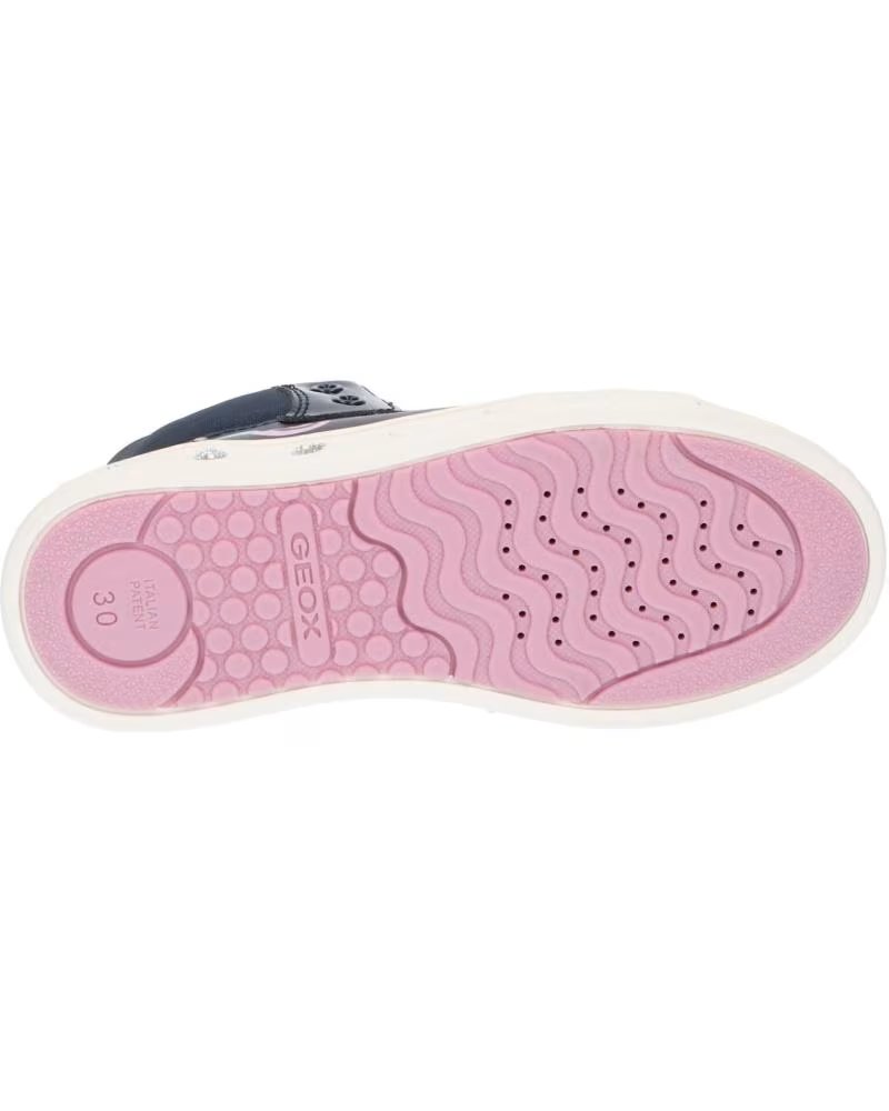 Geox J INEK Sneaker Für Mädchen – Atmungsaktive Turnschuhe In Pink/Multicolor, Größe 31 EU