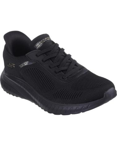 SNEAKERS SKECHERS BOBS SQUAD CHAOS-CURRENT MUSE 117497-BBK NERO NEGRO