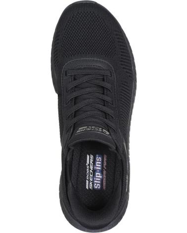 SNEAKERS SKECHERS BOBS SQUAD CHAOS-CURRENT MUSE 117497-BBK NERO NEGRO