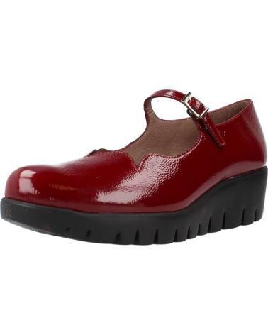 Bailarinas WONDERS  de Mujer BAILARINAS MUJER MODELO LACK COLOR BURDEOS  VINO