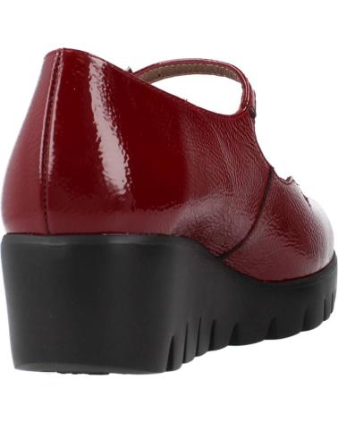 Bailarinas WONDERS  de Mujer BAILARINAS MUJER MODELO LACK COLOR BURDEOS  VINO