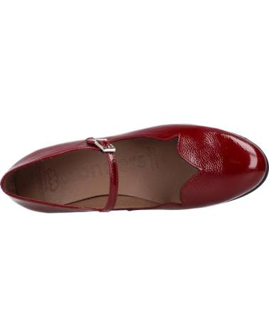 Bailarinas WONDERS  de Mujer BAILARINAS MUJER MODELO LACK COLOR BURDEOS  VINO