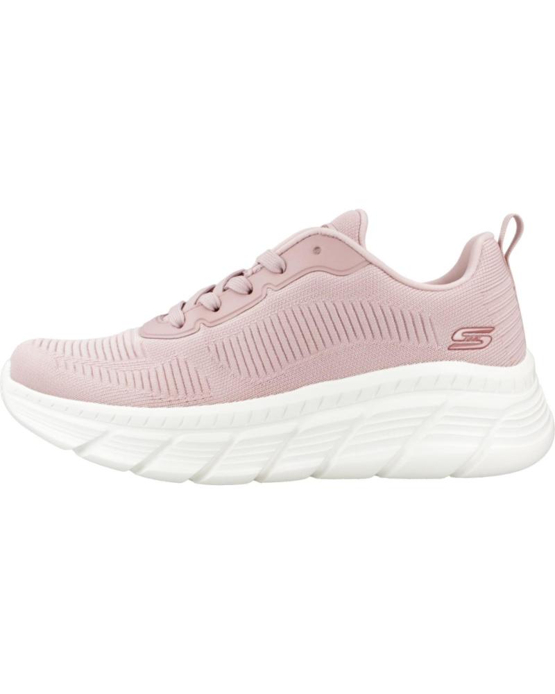 SKECHERS ZAPATILLAS BOBS FLEX ROSA 117385-BLSH NAN